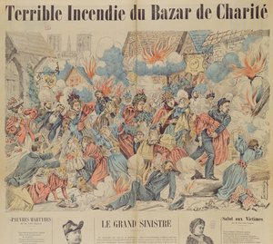 1897年5月4日、バザールデラシャライトでの火災