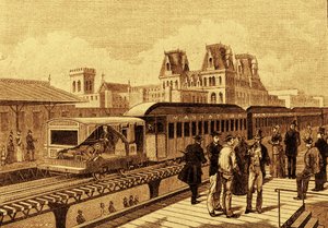 ニューヨーク地下鉄初の電車 作： French School
