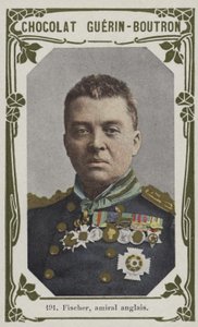 フィッシャー、イギリス海軍大将（カラー写真） 作： French School