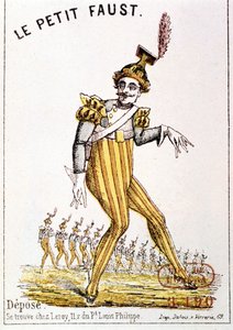 フロリモン・ロジェ・ディ・エルヴェ（1825 - 1892）。"小さなファウスト"、プログラムの表紙。パリ、オペラ座付属図書館 作： French School