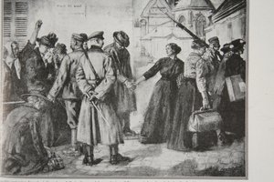 1914〜19年、フランスの民間人をリールからドイツの労働植民地に強制的に連れ去った 作： French School