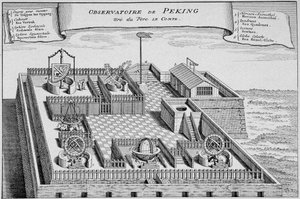 北京の旧中国天文台-1747年の「旅行史」の銅版画が元になっている