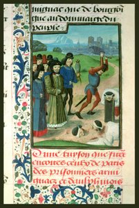 Fr 2680 f.268囚人の処刑、1418 作： French School