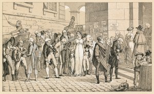 フランス19世紀のコスチューム 作： French School