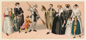 フランス16世紀の衣装 作： French School