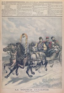 仏ロ同盟、ルプティジャーナルのイラスト、1893 作： French School