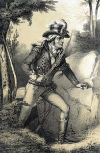 Francois-Athanase de Charette de la Contrie (Francois Athanase) (1763-1796) - "Galerie historique de la Revolution francaise "のアルベール?モーリン