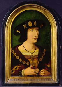 フランソワ1世（1494-1547）フランス王（1515-47）c.1520（パネルに油彩）