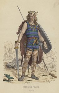 フランクの戦士、5世紀 作： French School