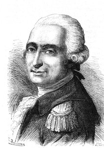 フラノワ・ローラン・ダルランズ侯爵（1742-1809）、ピラートル・ド・ロジエとフランス人技師、飛行士。1867年 作： French School