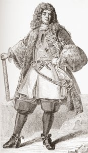 フランソワ・ド・ヌフヴィル、第2ヴィレロイ公、1644年1730年。フランスの兵士。 Les Heures Libresから1908年に発行されました。 作： French School