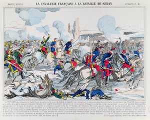 1870年9月1日、セダンの戦いでのフランス騎兵隊