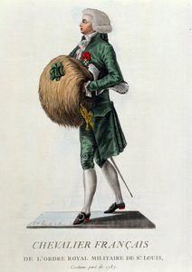 セントルイス勲章のフランス騎士、1787 作： French School