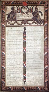 フランス革命。人間と市民の権利の宣言（リトグラフ、18世紀 作： French School