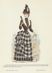 フランスのファッションプレート、1885-86 作： French School
