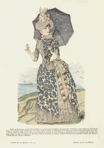 フランスのファッションプレート、1885-86 作： French School