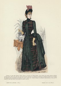 フランスのファッションプレート、1885-86 作： French School