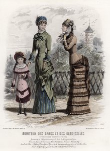 19世紀後半のフランスのファッションプレート 作： French School