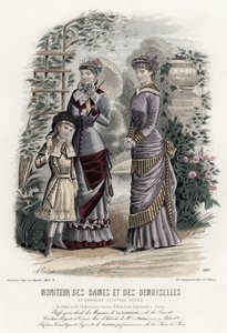 19世紀後半のフランスのファッションプレート 作： French School