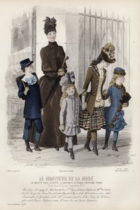 19世紀後半のフランスのファッションプレート 作： French School