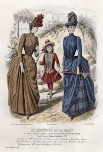 19世紀後半のフランスのファッションプレート 作： French School