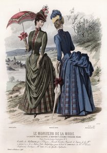 19世紀後半のフランスのファッションプレート 作： French School