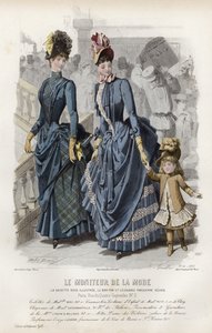 19世紀後半のフランスのファッションプレート 作： French School
