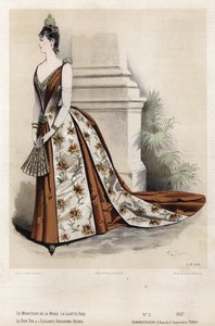 19世紀後半のフランスのファッションプレート