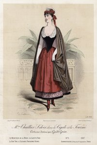 19世紀後半のフランスのファッションプレート 作： French School