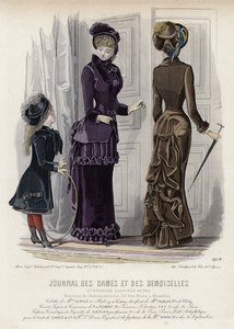 19世紀後半のフランスのファッションプレート 作： French School