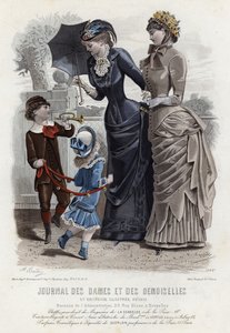 19世紀後半のフランスのファッションプレート 作： French School
