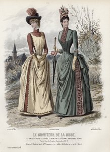 19世紀後半のフランスのファッションプレート 作： French School