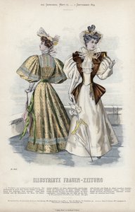 19世紀後半のフランスのファッションプレート 作： French School