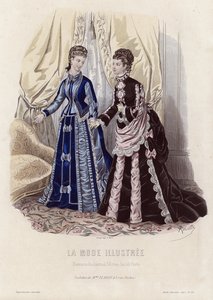 19世紀後半のフランスのファッションプレート 作： French School
