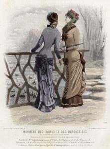 19世紀後半のフランスのファッションプレート 作： French School