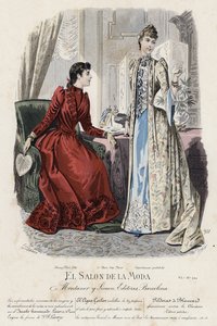 19世紀後半のフランスのファッションプレート 作： French School