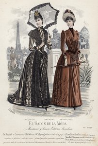 19世紀後半のフランスのファッションプレート 作： French School
