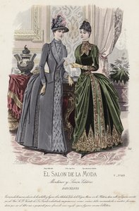 19世紀後半のフランスのファッションプレート 作： French School