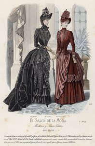 19世紀後半のフランスのファッションプレート 作： French School