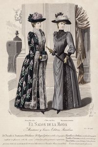 19世紀後半のフランスのファッションプレート 作： French School