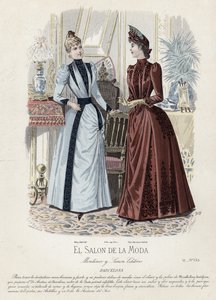 19世紀後半のフランスのファッションプレート 作： French School