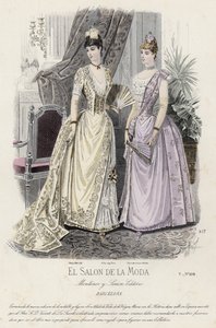 19世紀後半のフランスのファッションプレート 作： French School