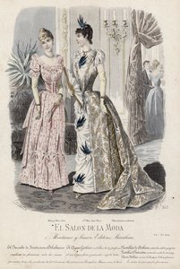 19世紀後半のフランスのファッションプレート 作： French School