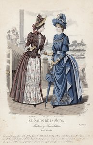 19世紀後半のフランスのファッションプレート 作： French School