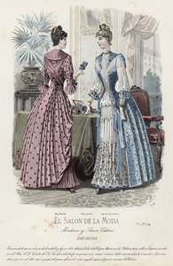 19世紀後半のフランスのファッションプレート 作： French School