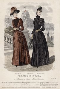 19世紀後半のフランスのファッションプレート 作： French School