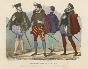 フランスの紳士、1572年 作： French School