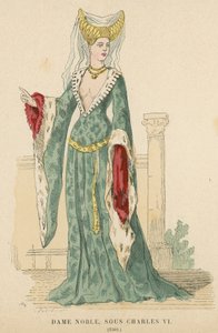 シャルル6世治世のフランスの貴婦人、1380年