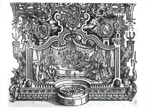 Roland de Lassus（1532-94）によるメッセの口絵、1589 作： French School