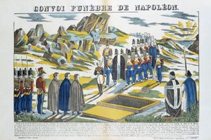 サント＝ヘレーヌ島でのナポレオン＝ル＝グラン・ボナパルト（1769-1821）の船団。エピナルの写真 作： French School